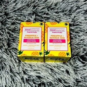 BRAND NEWW (2) GLOBAL BEAUTY CARE-FRESH & FRUITY EXFOLIATING FACIAL POLISH